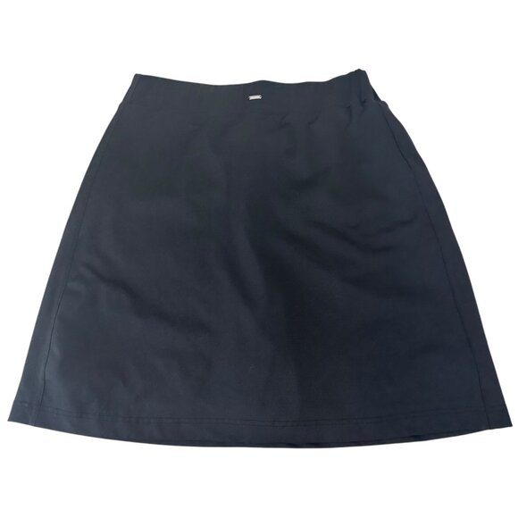 Astra Classic Women SZ Large Black Skort With Pockets Comfor High Rise - Picture 8 of 10